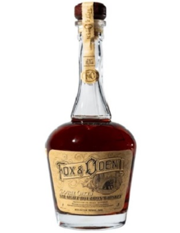 Double oaked straight bourbon whiskey